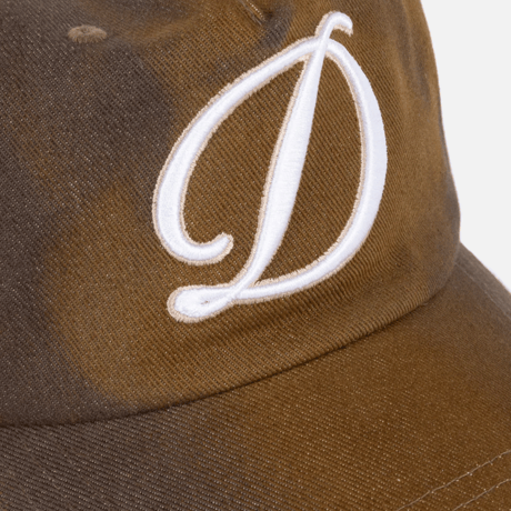 DIME CARSIVE DENIM WORKER CAP - BROWN WASHED