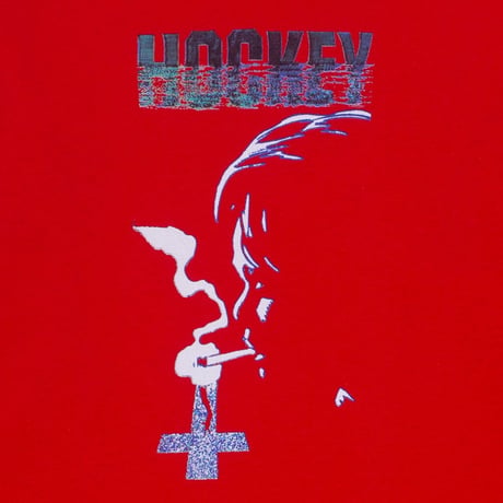 HOCKEY CONFESSION L/S TEE-RED
