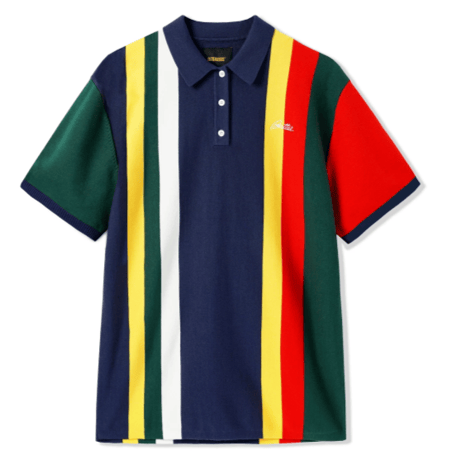BUTTER GOODS SANTOSUOSSO POLO SHIRT-MULTI