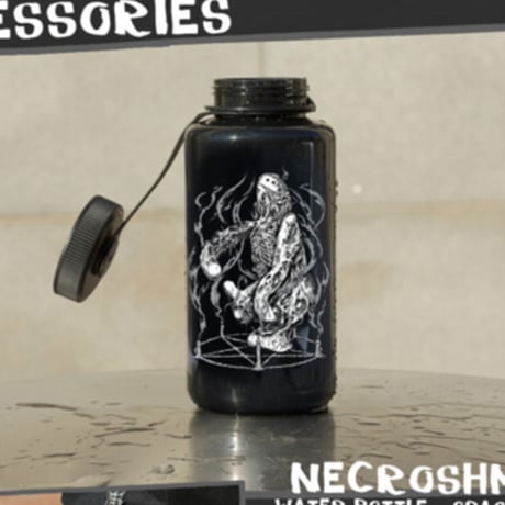 KROOKED WATER BOTTOLE - BLACK