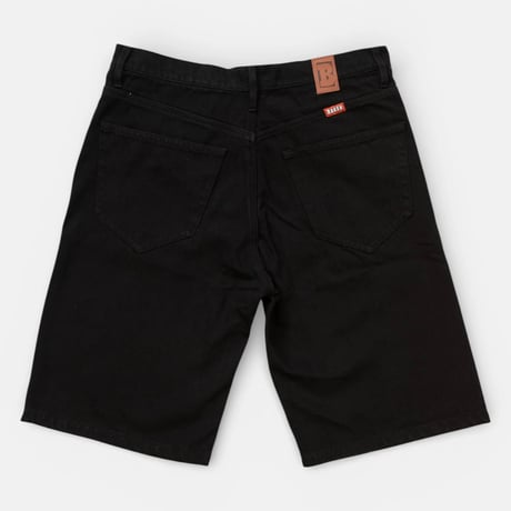 BAKER WARNER DENM SHORTS - BLACK
