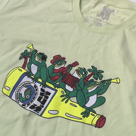 NJ SKATESHOP ORIGINAL TEE - LIMEGREEN