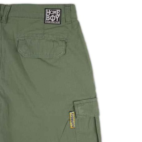 HOMEBOY X-TRA MONSTER CARGO SHORTS - OLIVE