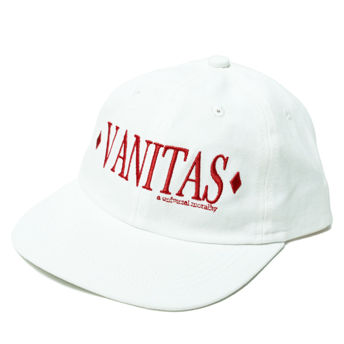 HELLRAZOR VANITAS 6PANEL CAP - WHITE | BOTTOM LINE HELLRAZOR VANITAS 6PANEL CAP - WHITE | BOTTOM LINE