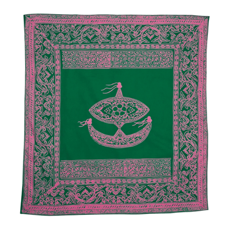 RAJABROOKE CENTER WAU HANDKERCHIEF - PINK
