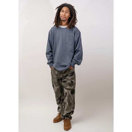 INTERBREED BRUSHED CAMO TROUSER - DARK SAND