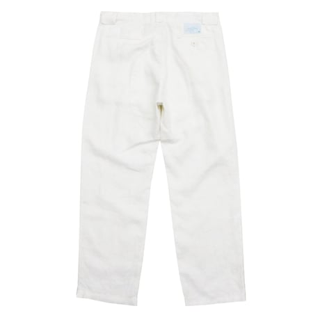 WHIMSY LINEN DYED CHINOS - WHITE