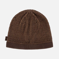 DIME WAVE KNIT SKULLY - BROWN