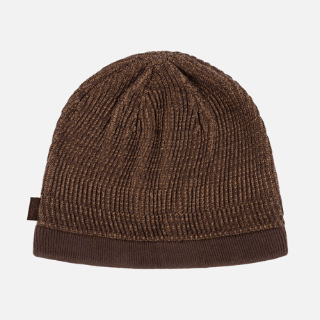 DIME WAVE KNIT SKULLY - BROWN