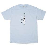STUDIO SKATEBOARDS BASKETBALLET TEE - POWDERBLUE