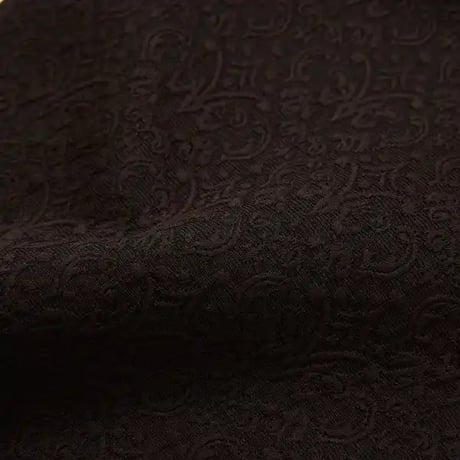 RAJABROOKE 柄/無地 ERIMAKI "PLATINA LINE" - KOGECHA/BLACK