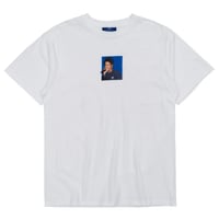 1993 LAURYN BOX PRINT TEE - WHITE