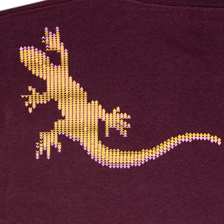 TIMESCAN TRIBAL TEE - BURGUNDY