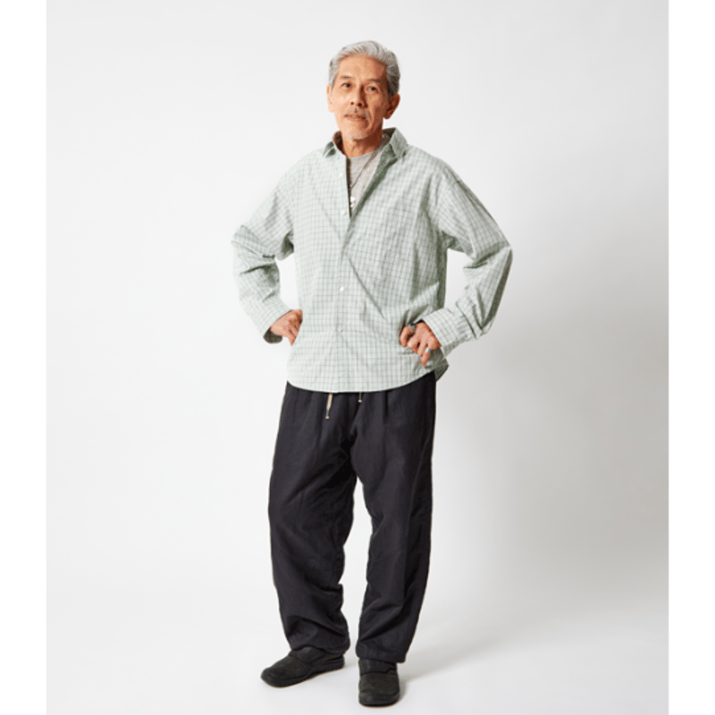 RAJABROOKE CHECK SHIRT - 山葵醤油CHECK | BOTTOM LINE RAJABROOKE CHECK SHIRT - 山葵醤油CHECK | BOTTOM LINE