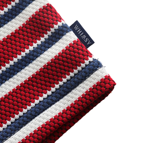 WHIMSY HONEYCOMB BORDER TEE - RED