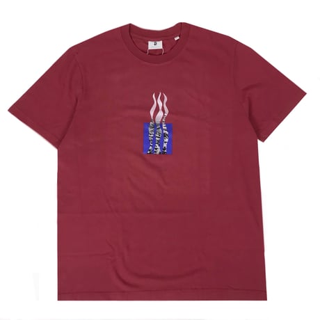 POETIC COLLECTIVE FLAMES TEE - RED