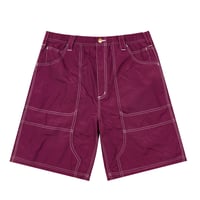 BRONZE 56K DOUBLE KNEE SHORTS - EGGPLANT