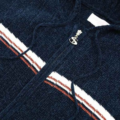 YARDSALE PHANTASY CHENILLE HOOD - NAVY
