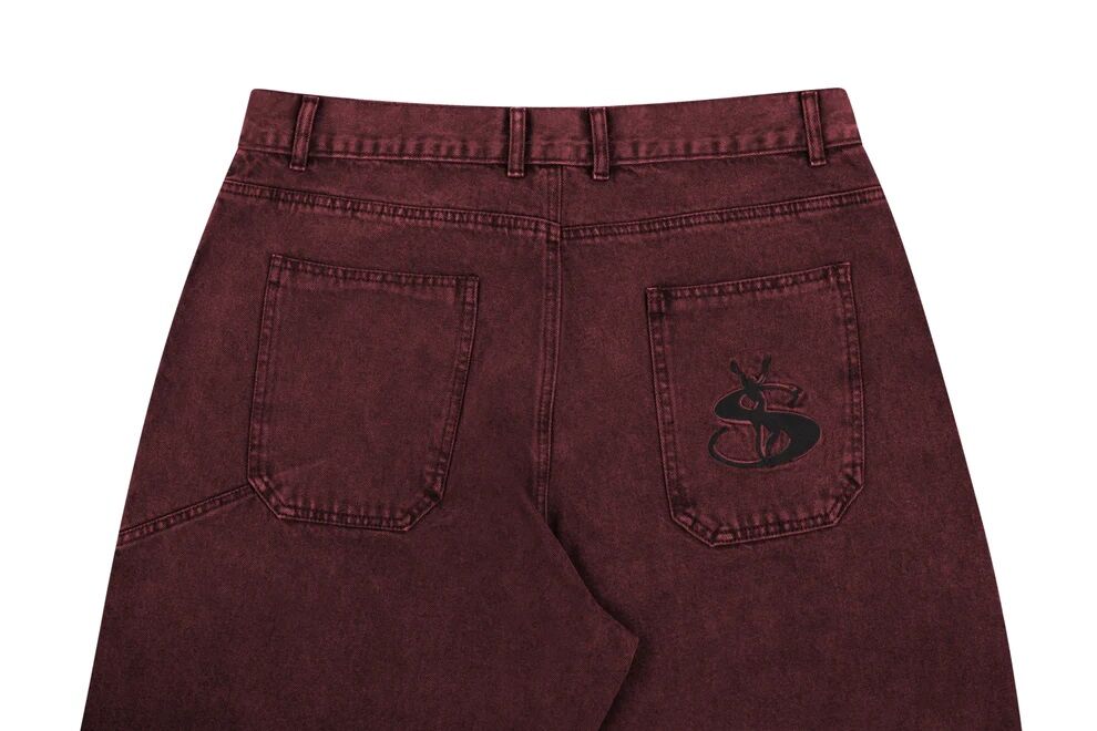 YARDSALE PHANTASY JEANS - RED | BOTTOM LINE