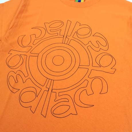 BEDLAM TARGET OUTLINE TEE - ORANGE
