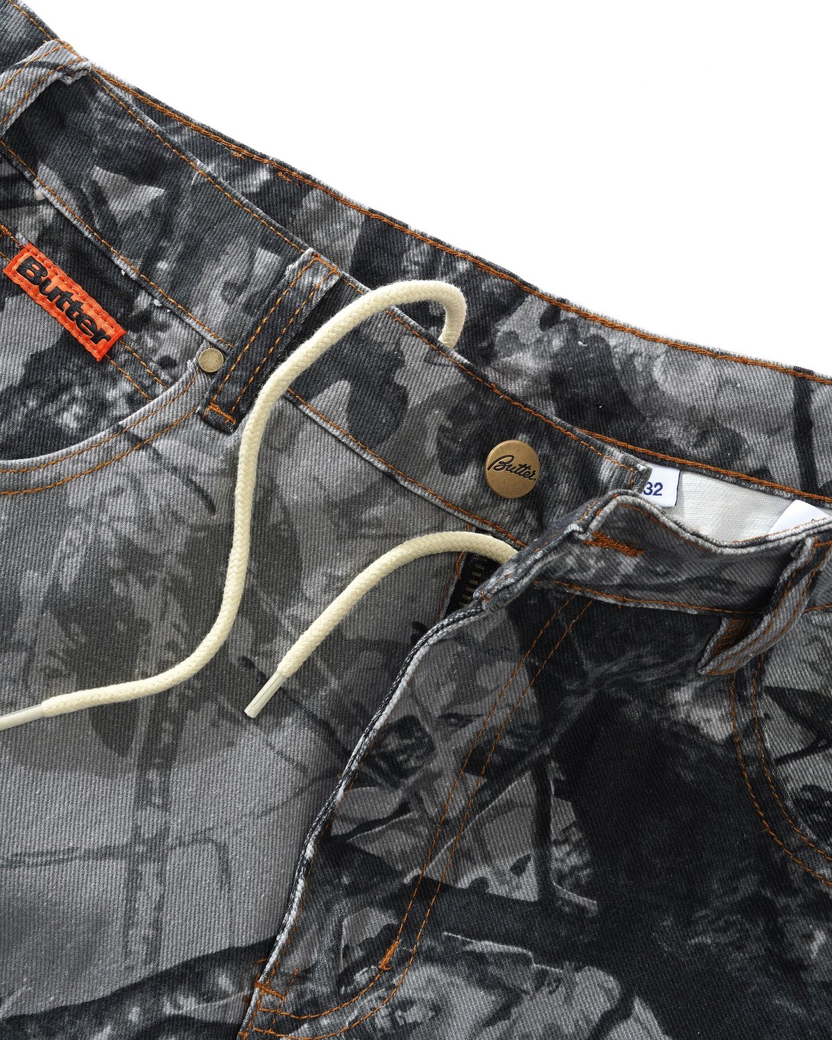 BUTTERGOODS FOLIAGE CAMO DENIM - BLACK | BOTTOM BUTTERGOODS FOLIAGE CAMO DENIM - BLACK | BOTTOM