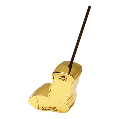 WHIMSY SOCKS INCENSE HOLDER - GOLD