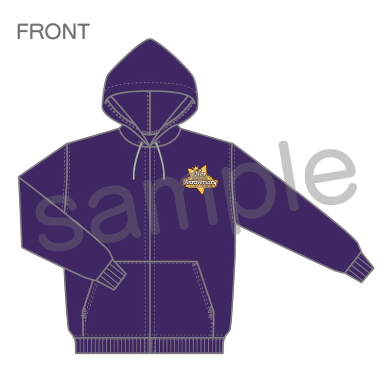 オリジナルパーカー（パープル）平山笑美 2nd ワンマンライブ「-New