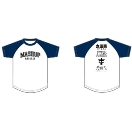Mashup Records4バンドTシャツ ラグランTシャツ | MASH UP ENTER