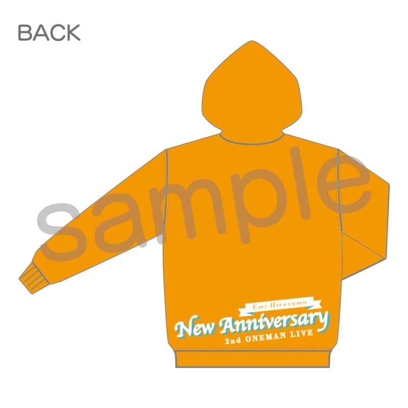 オリジナルパーカー（オレンジ）平山笑美 2nd ワンマンライブ「-New