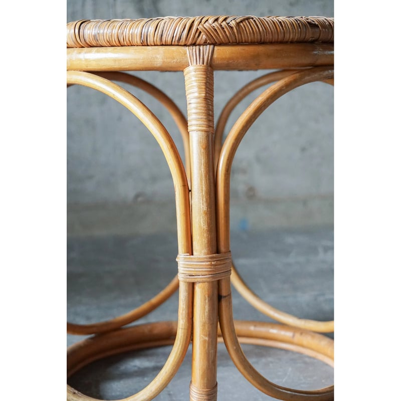 ラタン製スツール Amazon｜サンフラワーラタン ラタン製スツール ブラウン 直径29