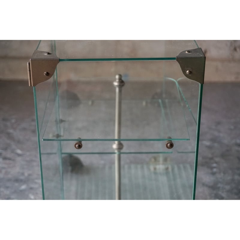 ヴィンテージ　ガラス　ショーケース Yahoo!オークション - ヴィンテージ ガラスケース ショーケース