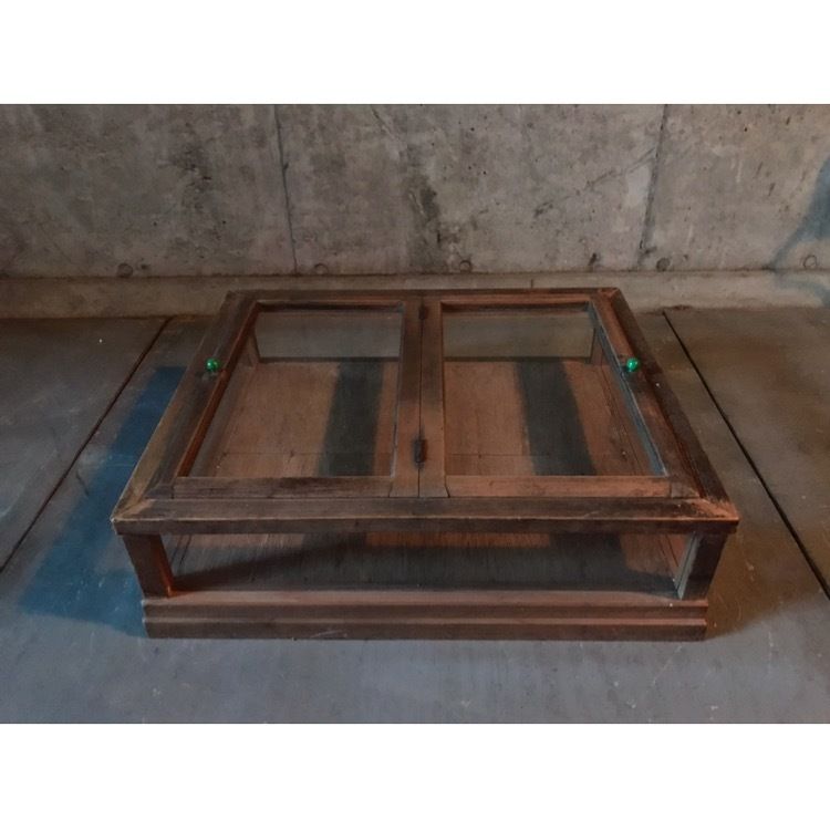 1970s　ガラス扉　ウッド　ディスプレイ　ショーケース　木製　ウォール　ラック Amazon｜クリアブラックウォールナット木製ディスプレイケース