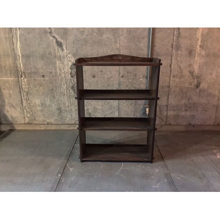 古道具　楔棚　本棚　透かし彫り 古道具 楔棚 本棚 透かし彫り くさびの本棚 | 全ての商品 - 古