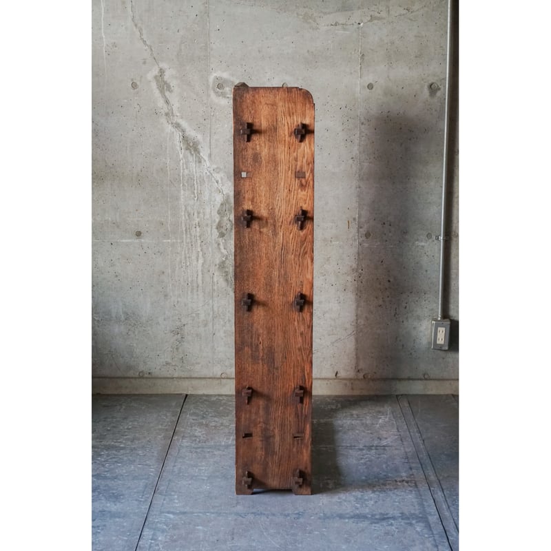 2点セット ヴィンテージ 木製棚 楔 オープンラック 無垢材 z975 2点セット ヴィンテージ 木製棚 楔 オープンラック 無垢材 z975