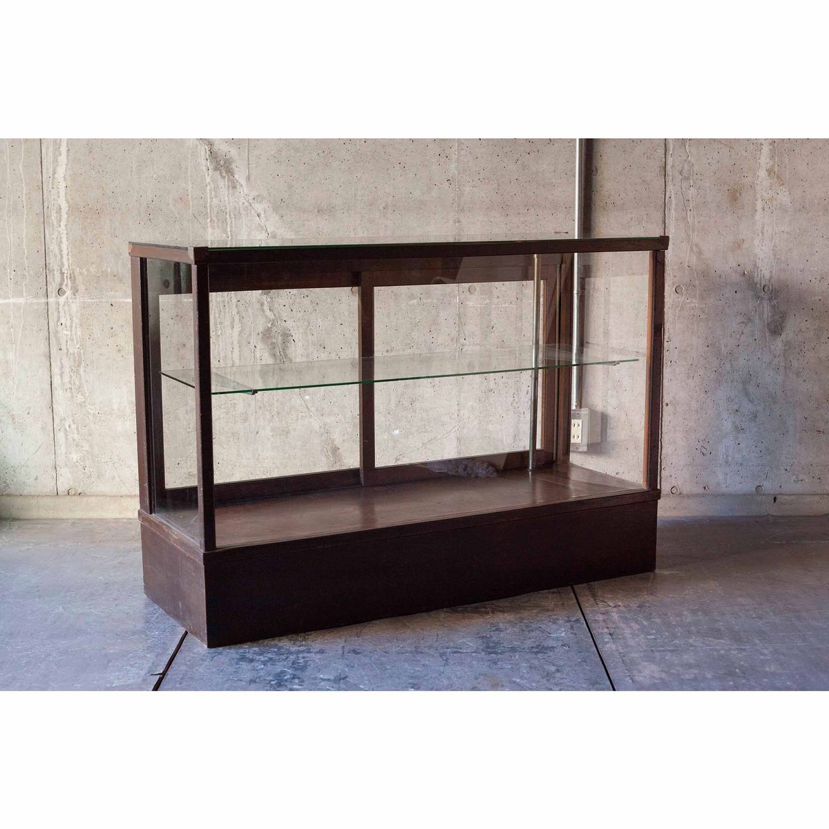 キュリオケース ガラスケース ショーケース 木枠 棚板ガラス ディスプレイ selectshoparuaru_g00080