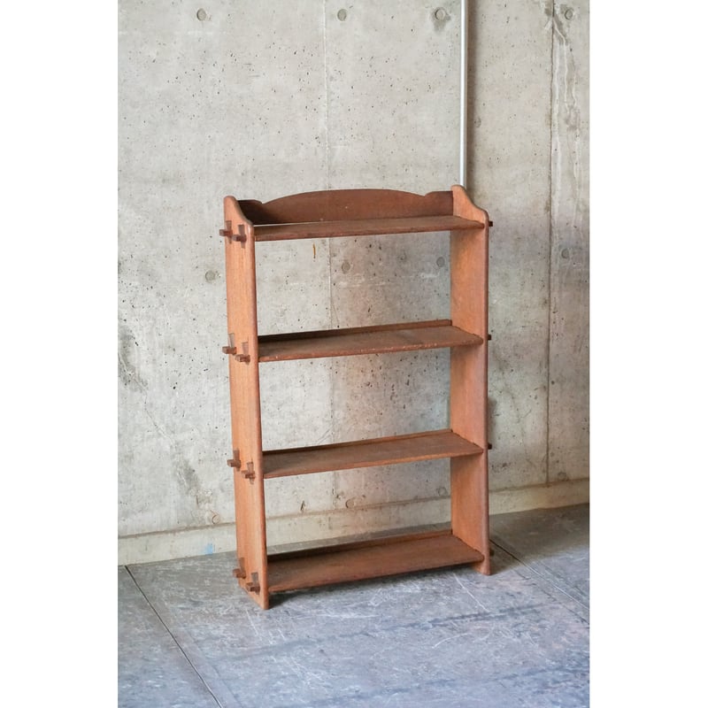 古い木製の楔棚 棚 楔 | DEMODE FUKUNAKA