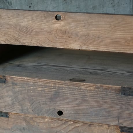 パタパタ棚 Wooden shelf