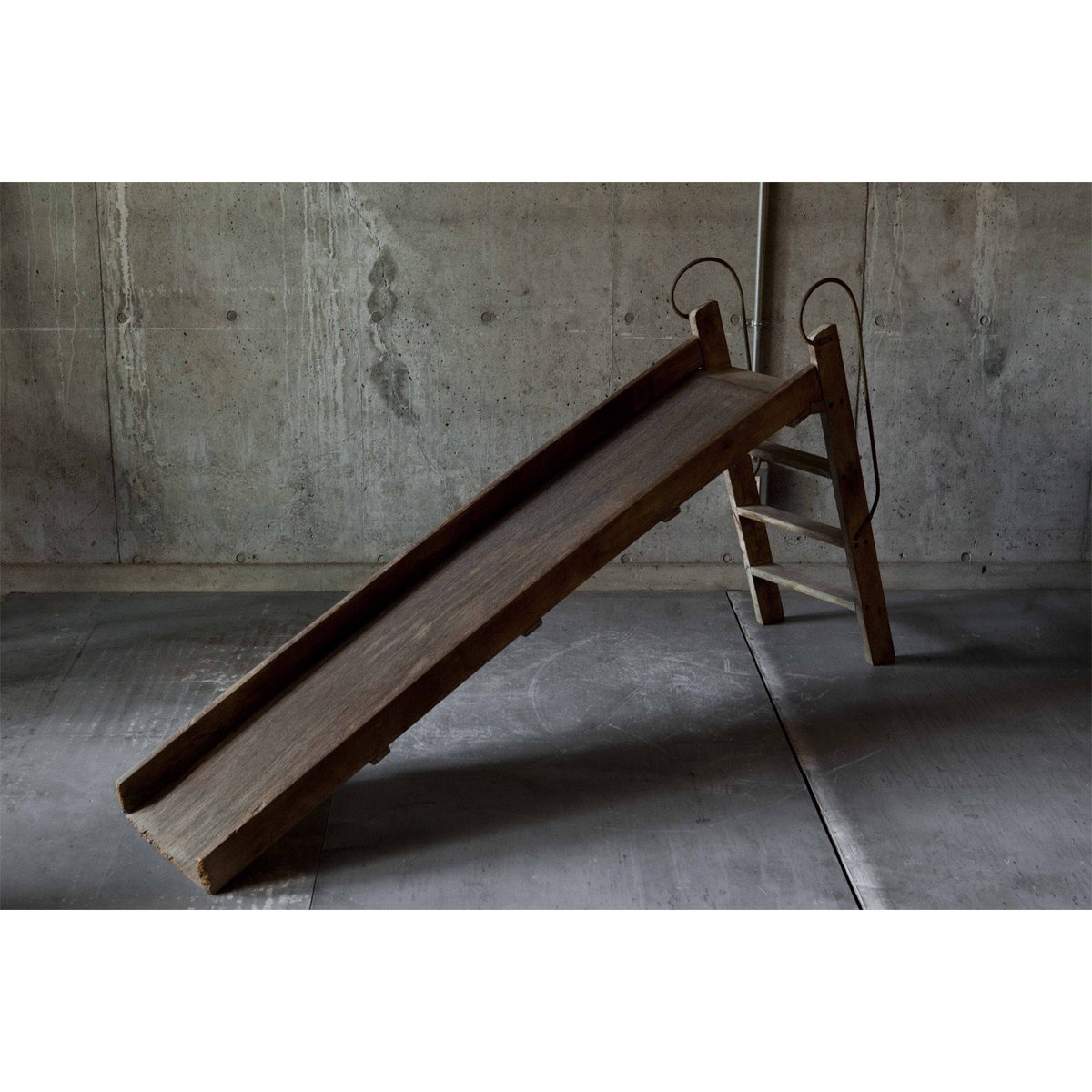 1970年代 木製 折りたたみ式 すべり台 1970年代 木製 折りたたみ式 すべり台