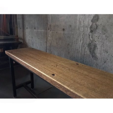 鉄脚ベンチ