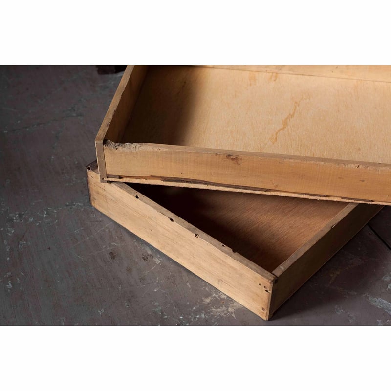 ガラスショーケース 木製フレーム 引き取り限定