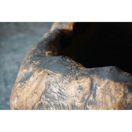 火鉢　Wooden object