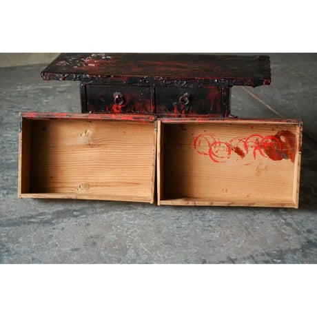 漆　作業台（定盤） Urushi workbench