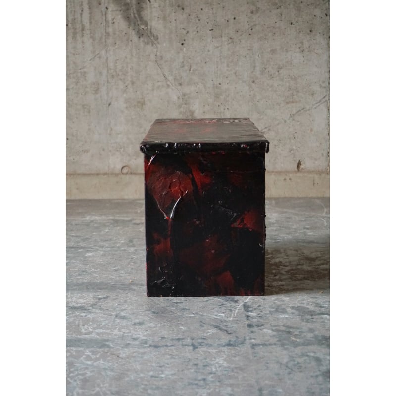 漆付着 漆器職人の作業台／Urushi Artisan's Work Stool [Japanese