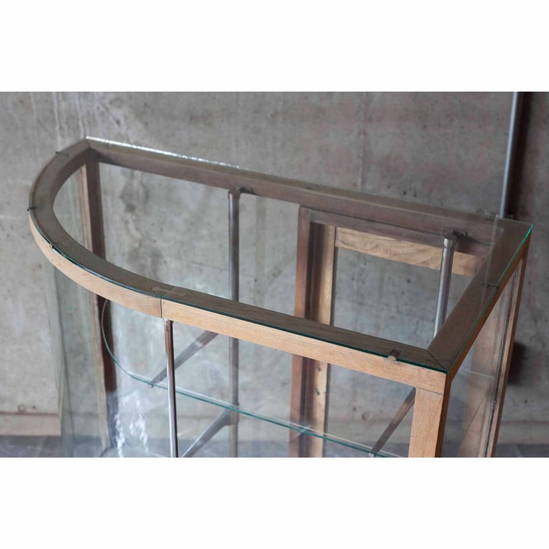 木製ガラスショーケース 木枠Rガラスショーケース | SOWGEN