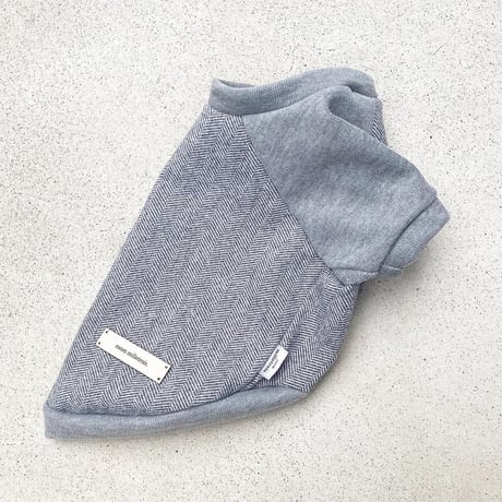 ORIGINAL tweed raglan knit . ［ gray  L , XL ］
