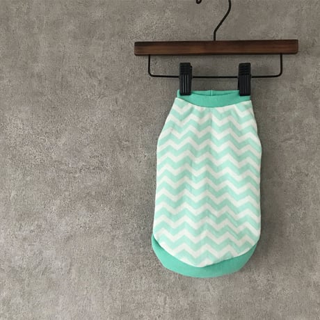 ORIGINAL  herringbone tank top . [ mint ]