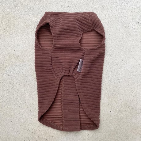 Backbotão vest . ［ brown ］