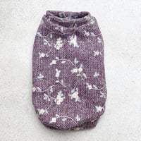 ORIGINAL flower knit tank top .［pink XS , S , M ］