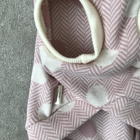 ORIGINAL  dot tank top . ［ pink  XS , S , M ］