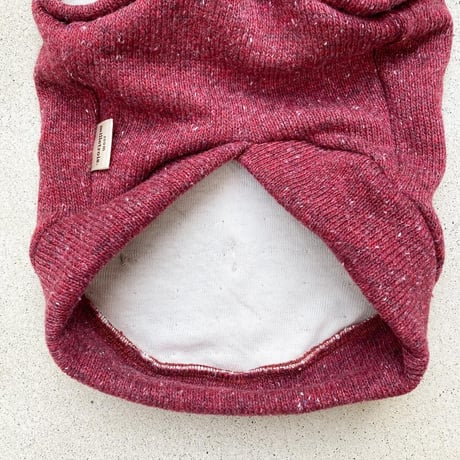 ORGINAL Mélange turtle knit . ［ red  L , XL , HPS , HPM , HPL ］
